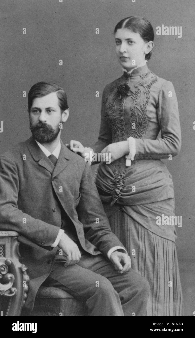 Sigmund Freud with His Wife Martha, 1885 Stock Photo Alamy
