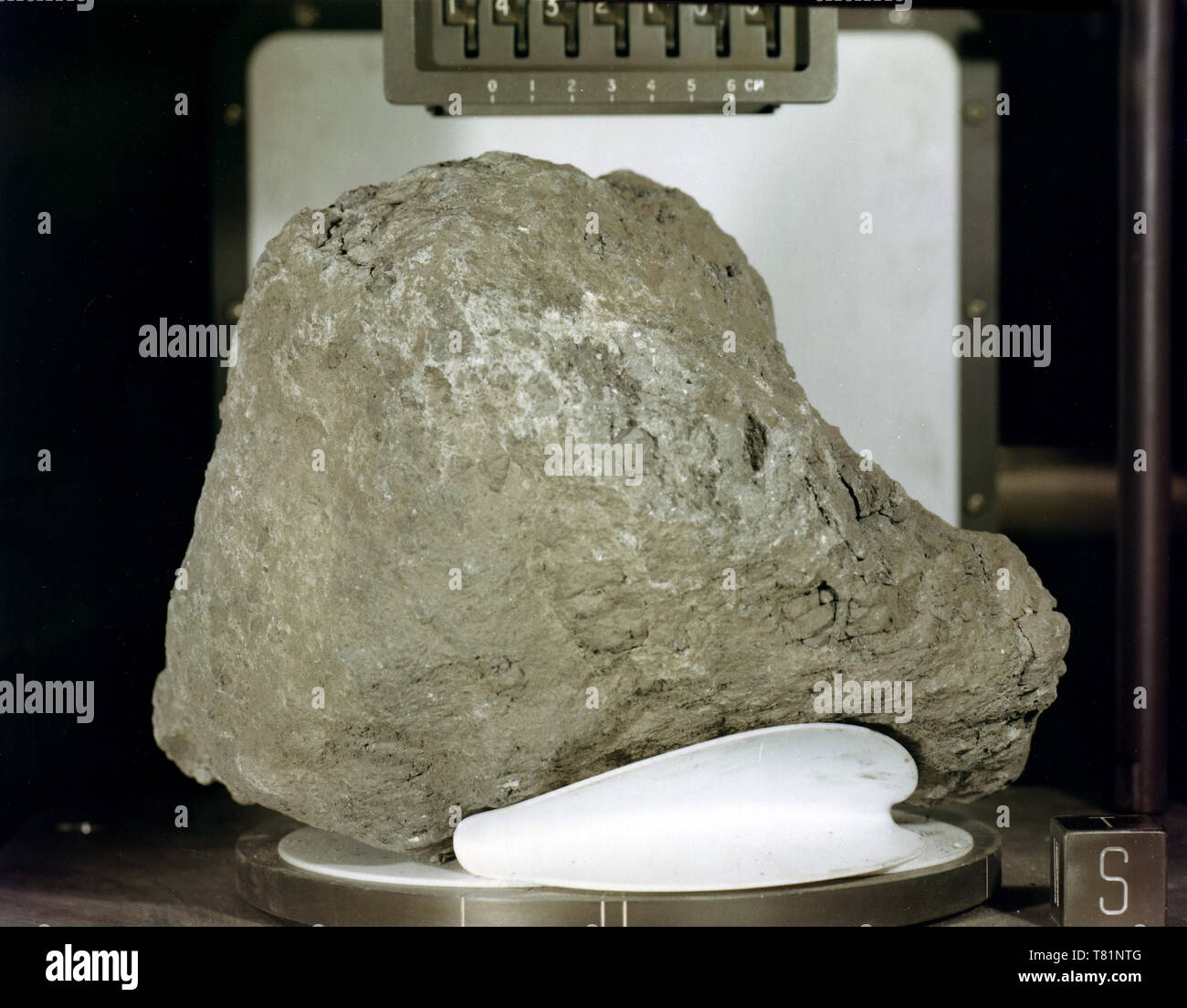 Apollo 14 Moon Rock Stock Photo