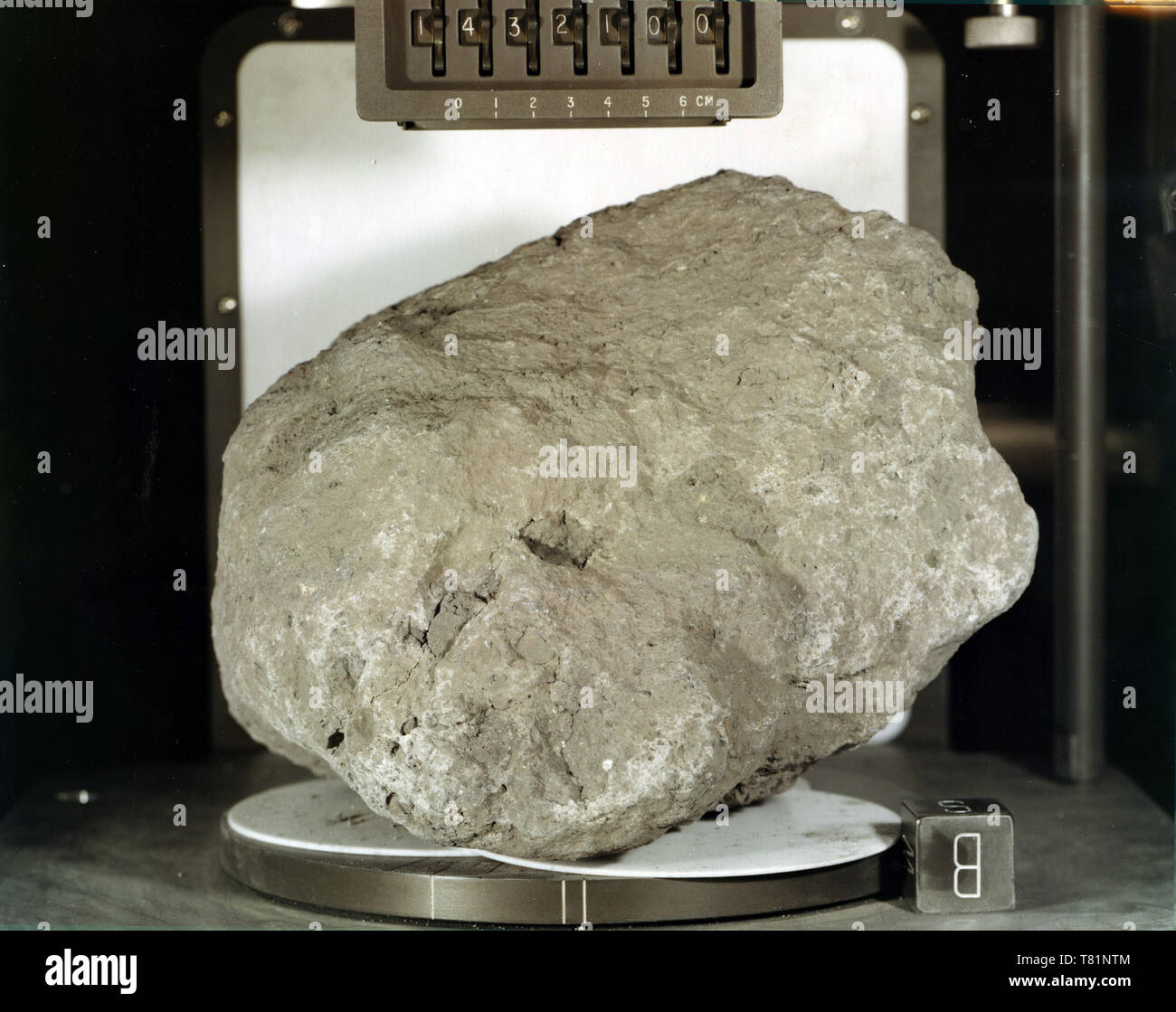 Apollo 14 Moon Rock Stock Photo