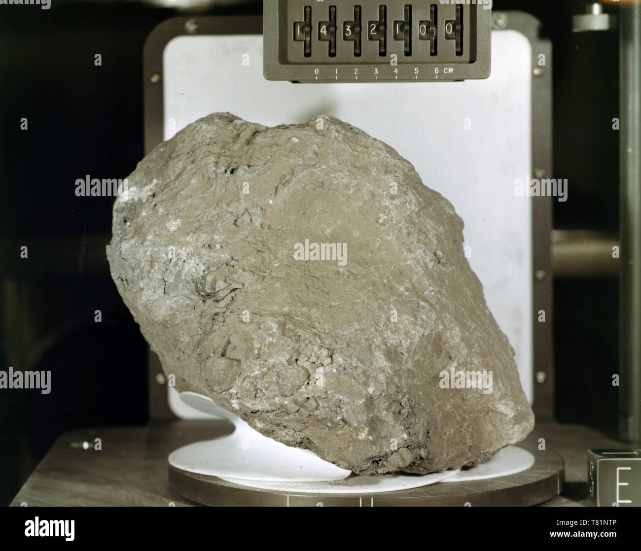 Apollo 14 Moon Rock Stock Photo
