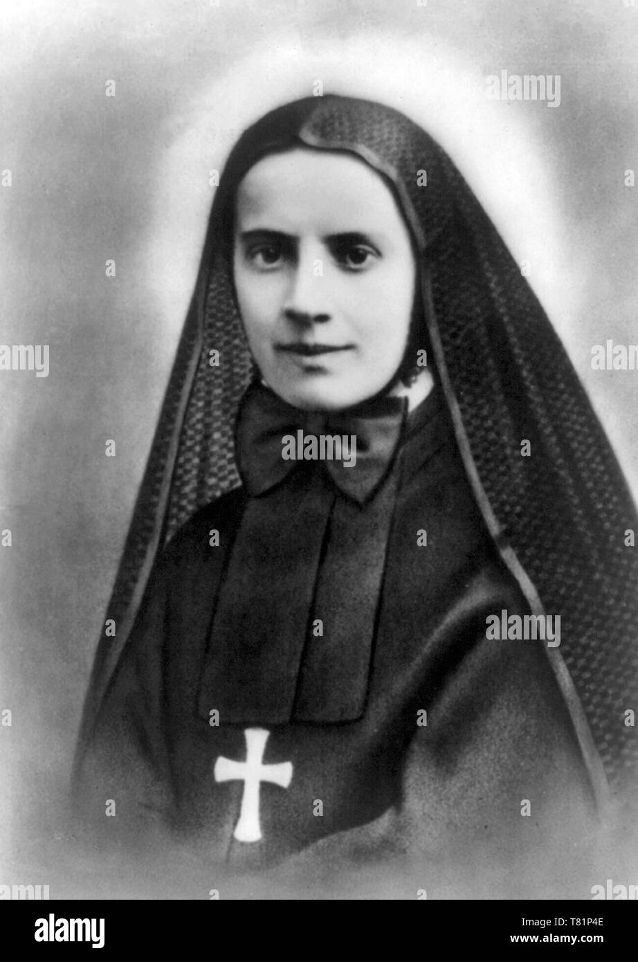 Mother Cabrini, Italian- American Missionary Sister and Saint Stock Photo
