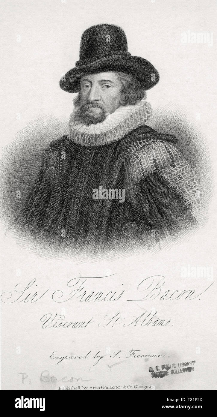 Francis Bacon, English Polymath Stock Photo