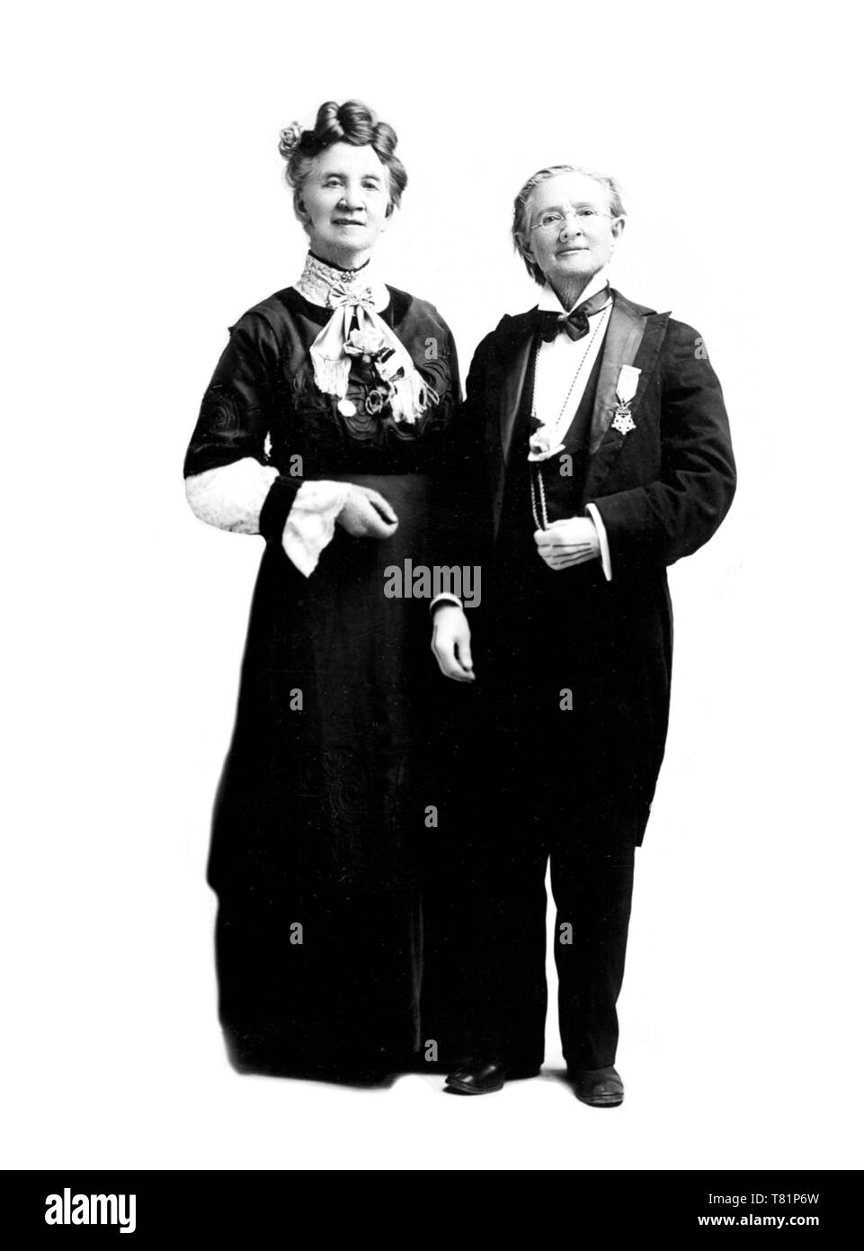 Belva Lockwood and Mary Walker, 1912 Stock Photo