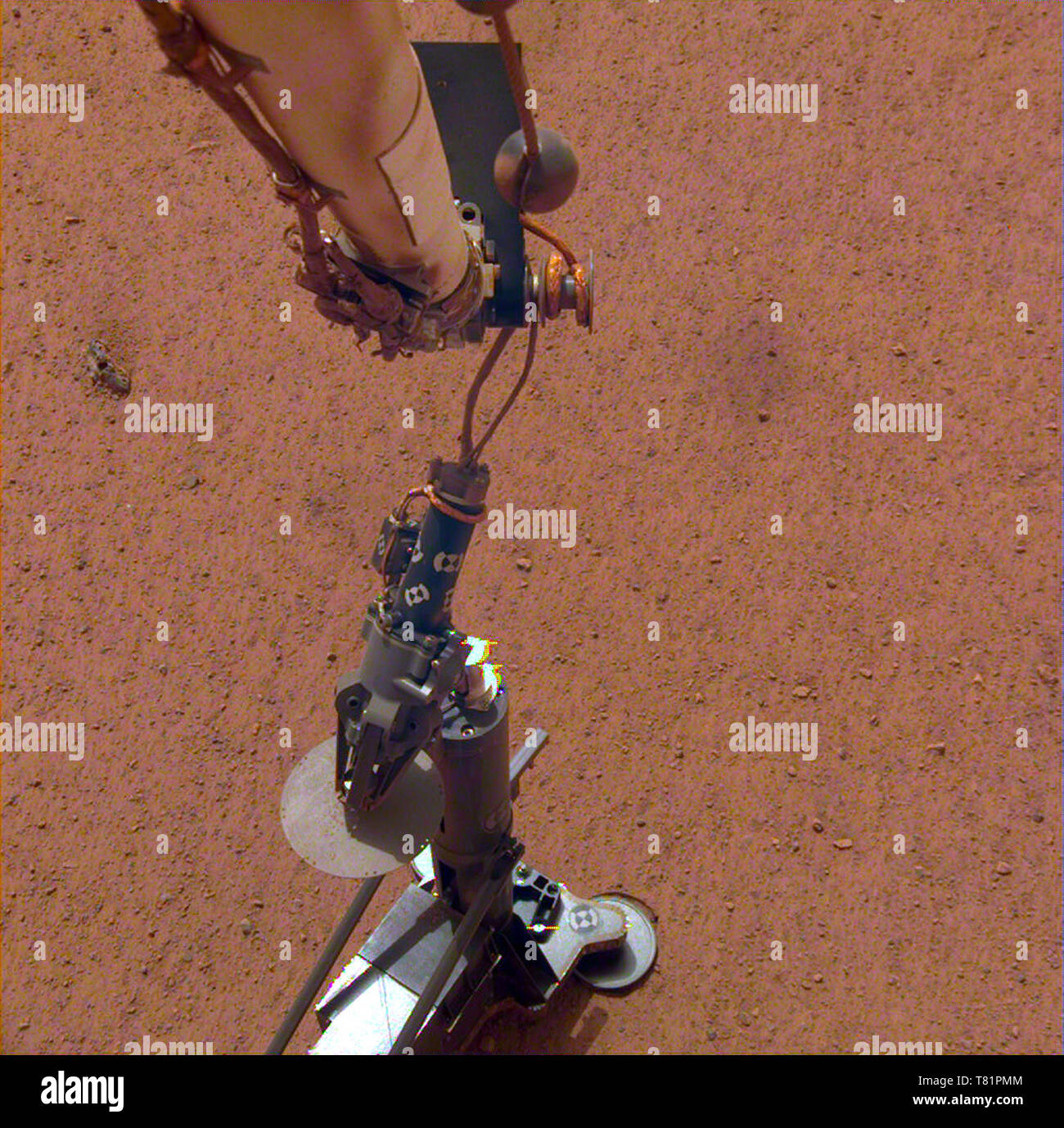 Mars InSight Lander Heat Probe Stock Photo