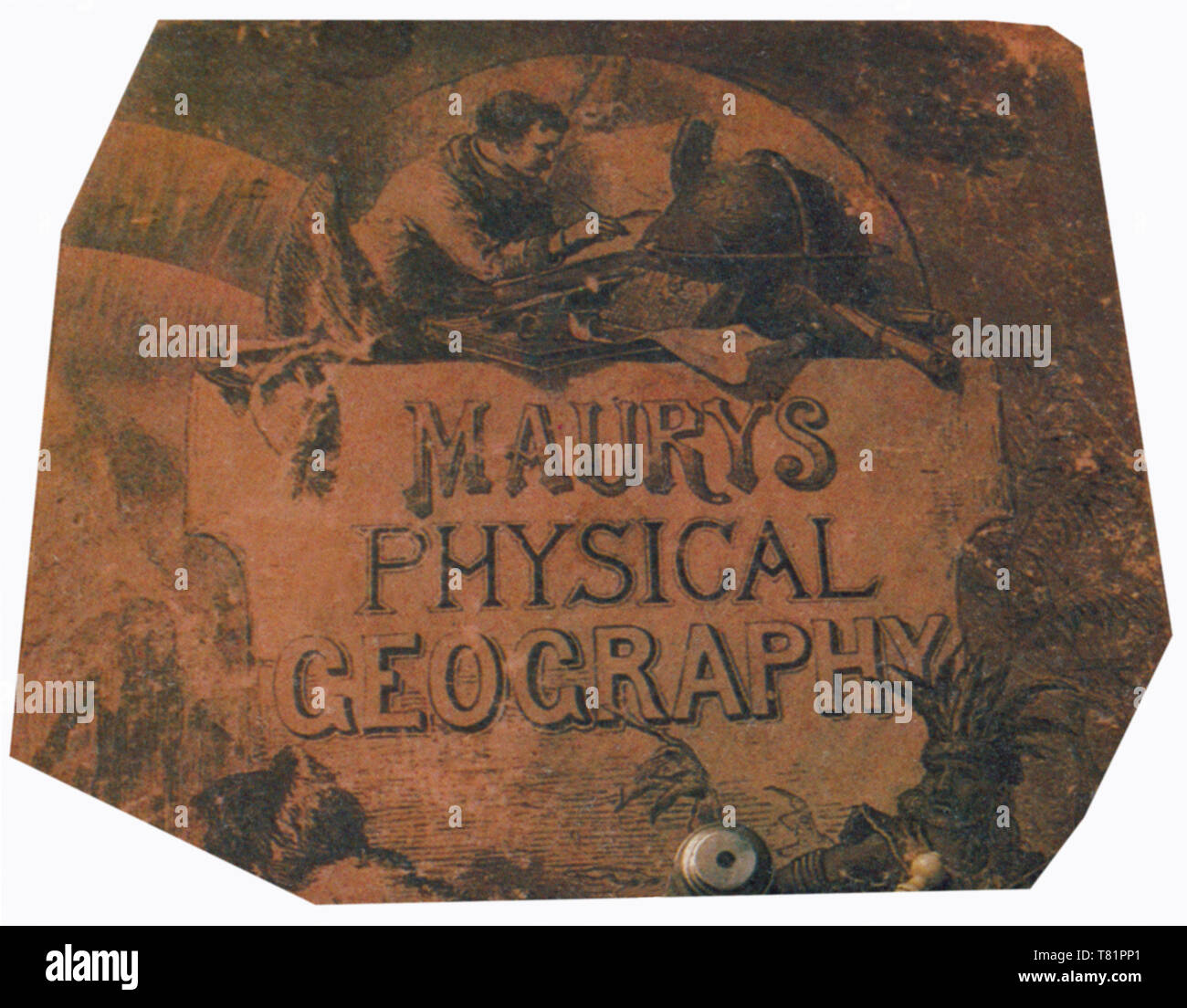 Maury's Physical Geography Stock Photo