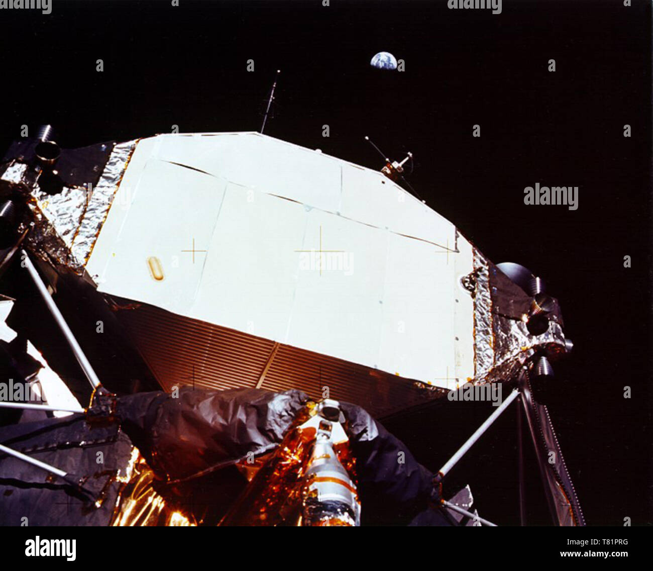 Apollo 11, Lunar Module Ascent Stage, 1969 Stock Photo
