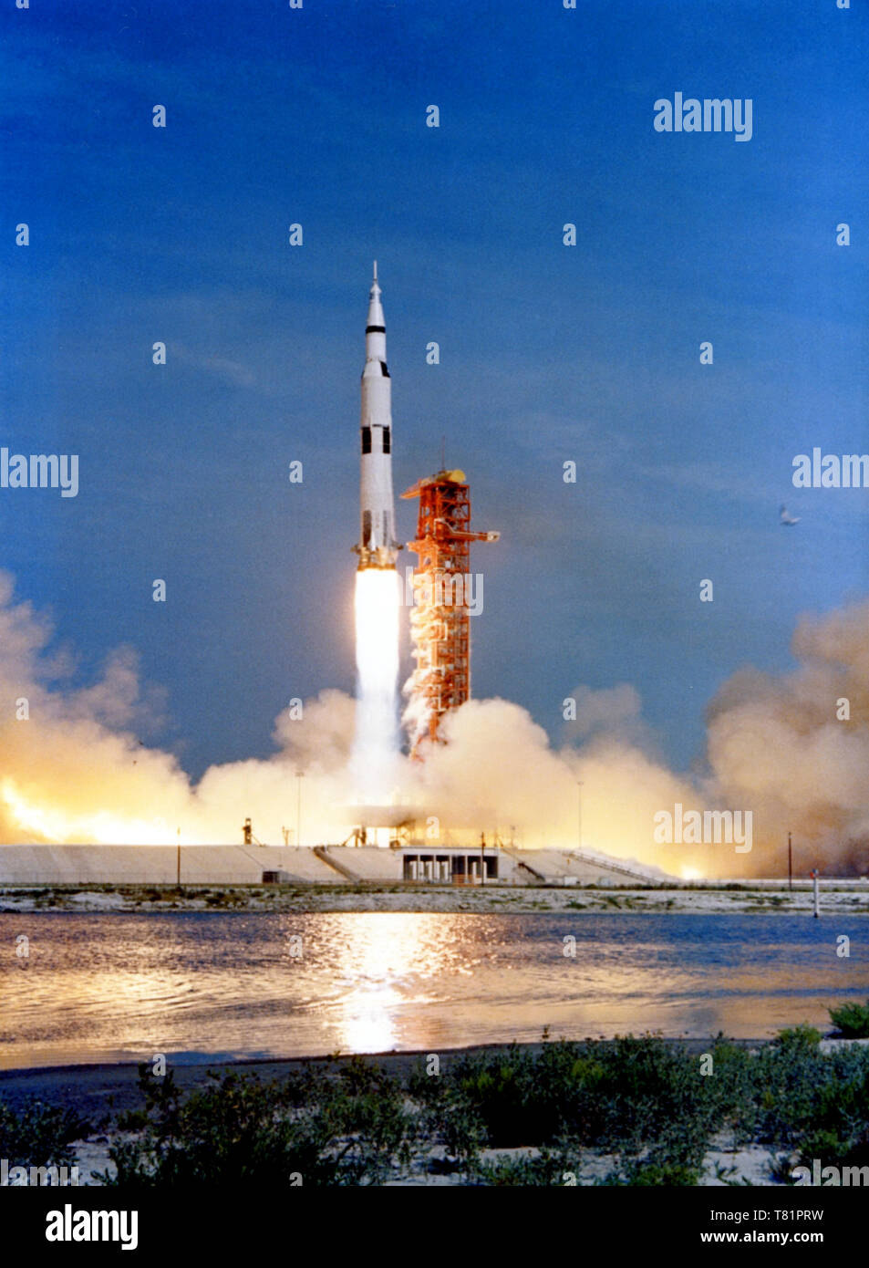 Apollo 11 Launch, 1969 Stock Photo