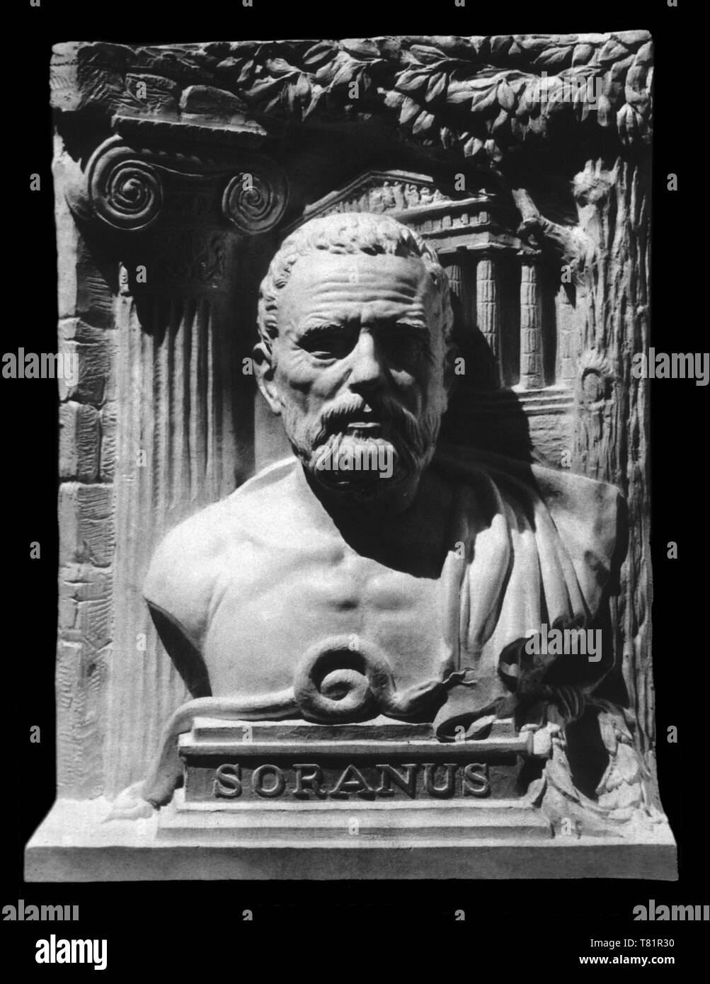 Soranus of Ephesus, Ancient Greek Physician Stock Photo