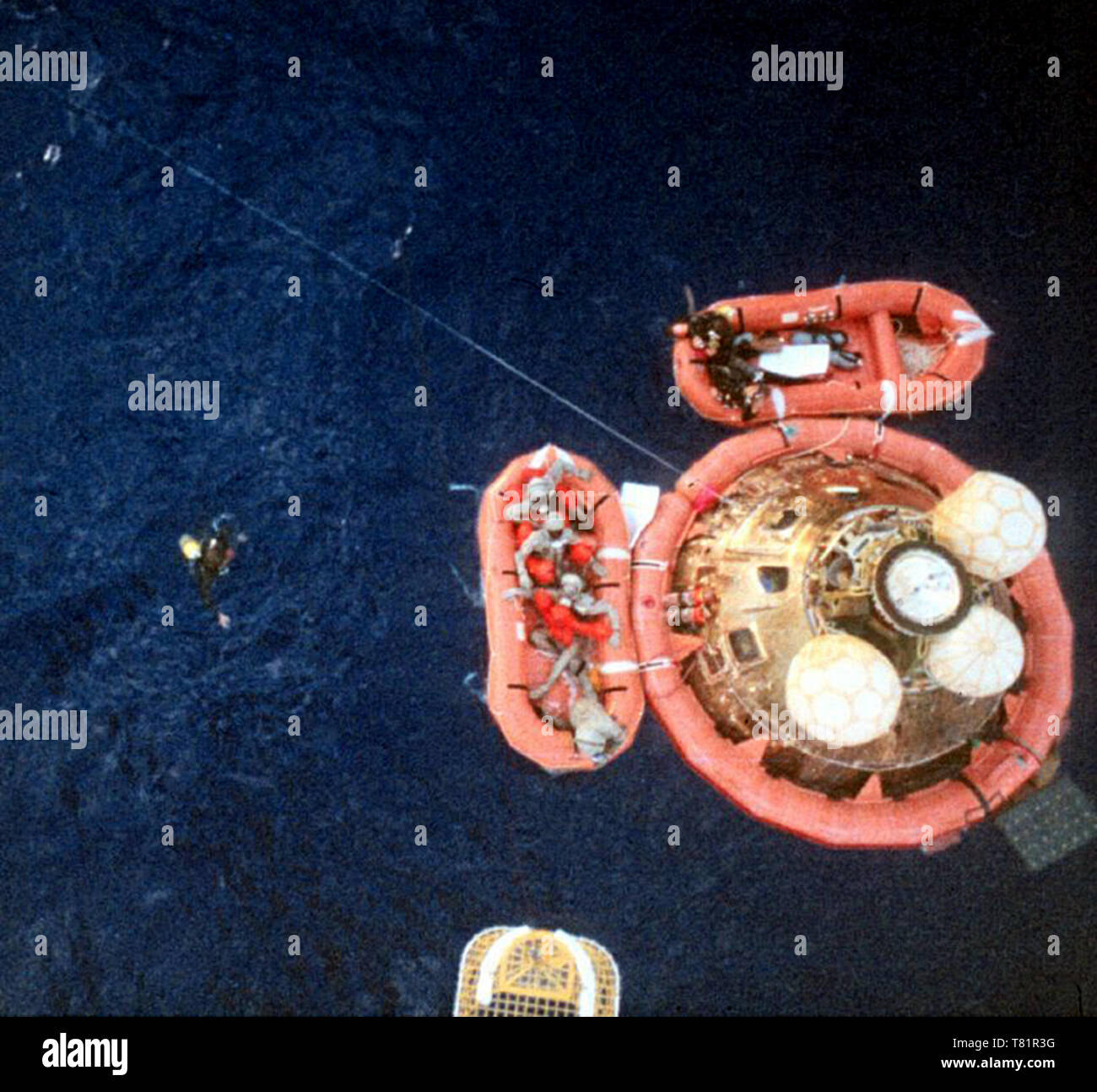 Apollo 11 Recovery, 1969 Stock Photo