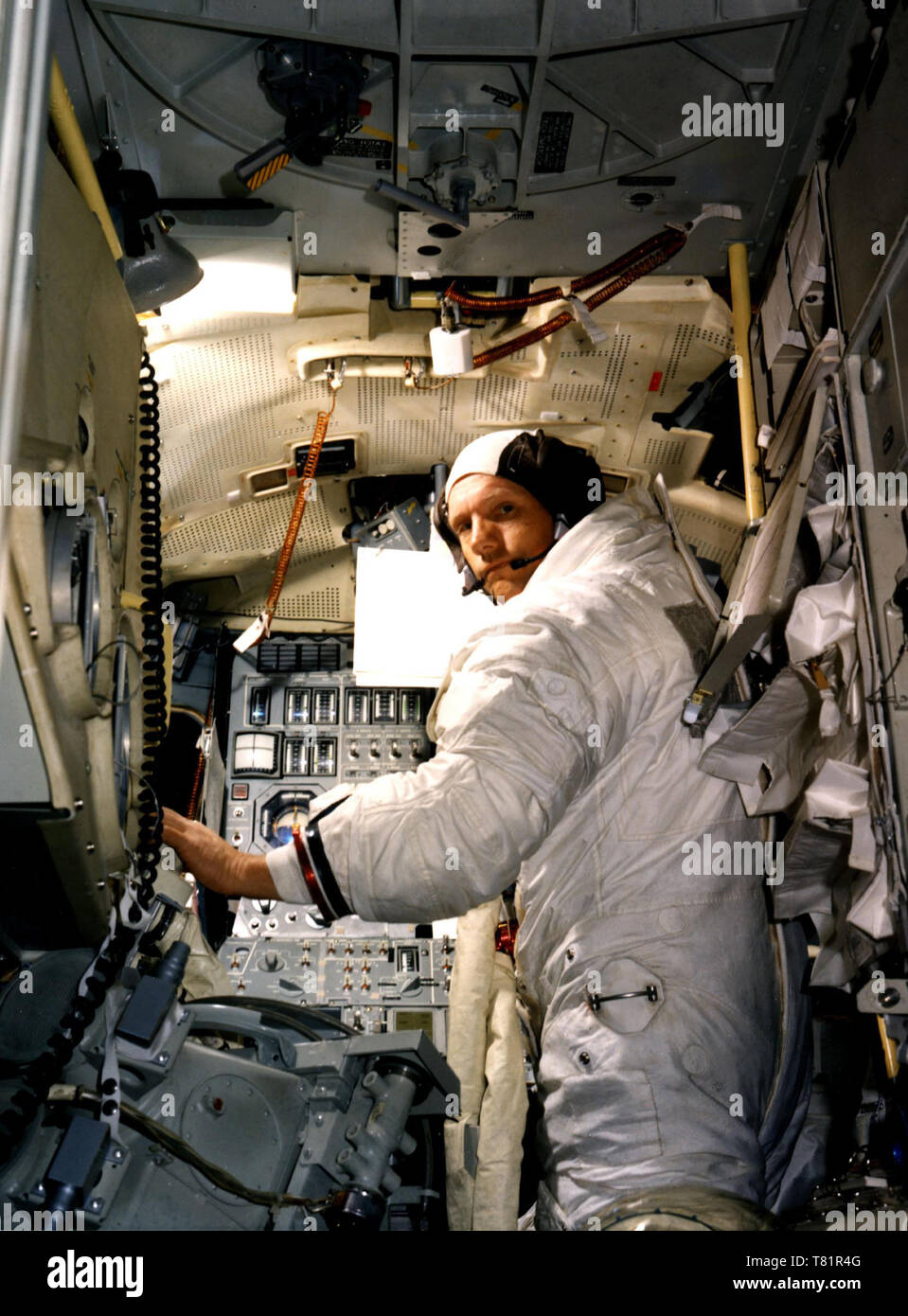 Apollo 11, Lunar Module Mission Simulator, 1969 Stock Photo