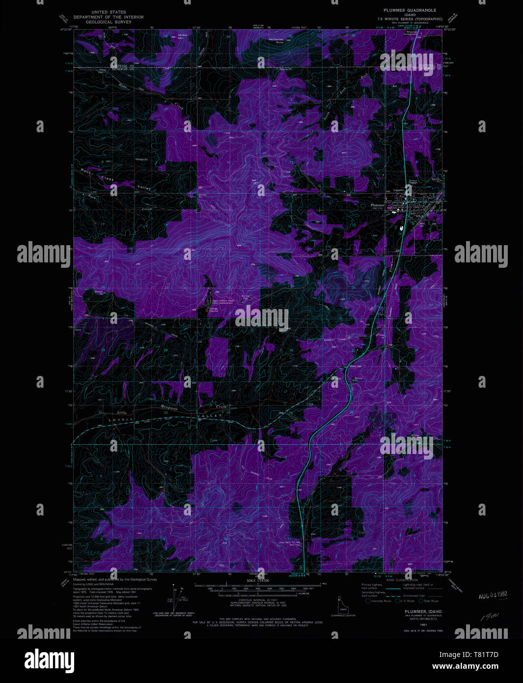 Map of plummer hires stock photography and images Alamy