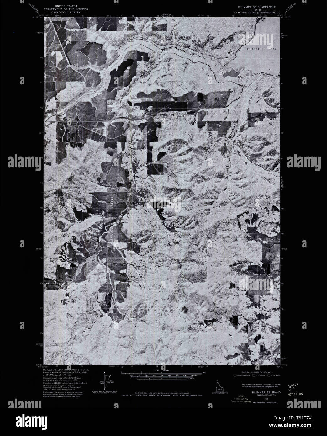 Map of plummer hires stock photography and images Alamy