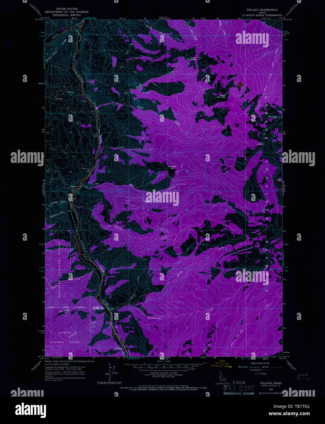 Pollock Fish Map Map of pollock hi-res stock photography and images - Alamy
