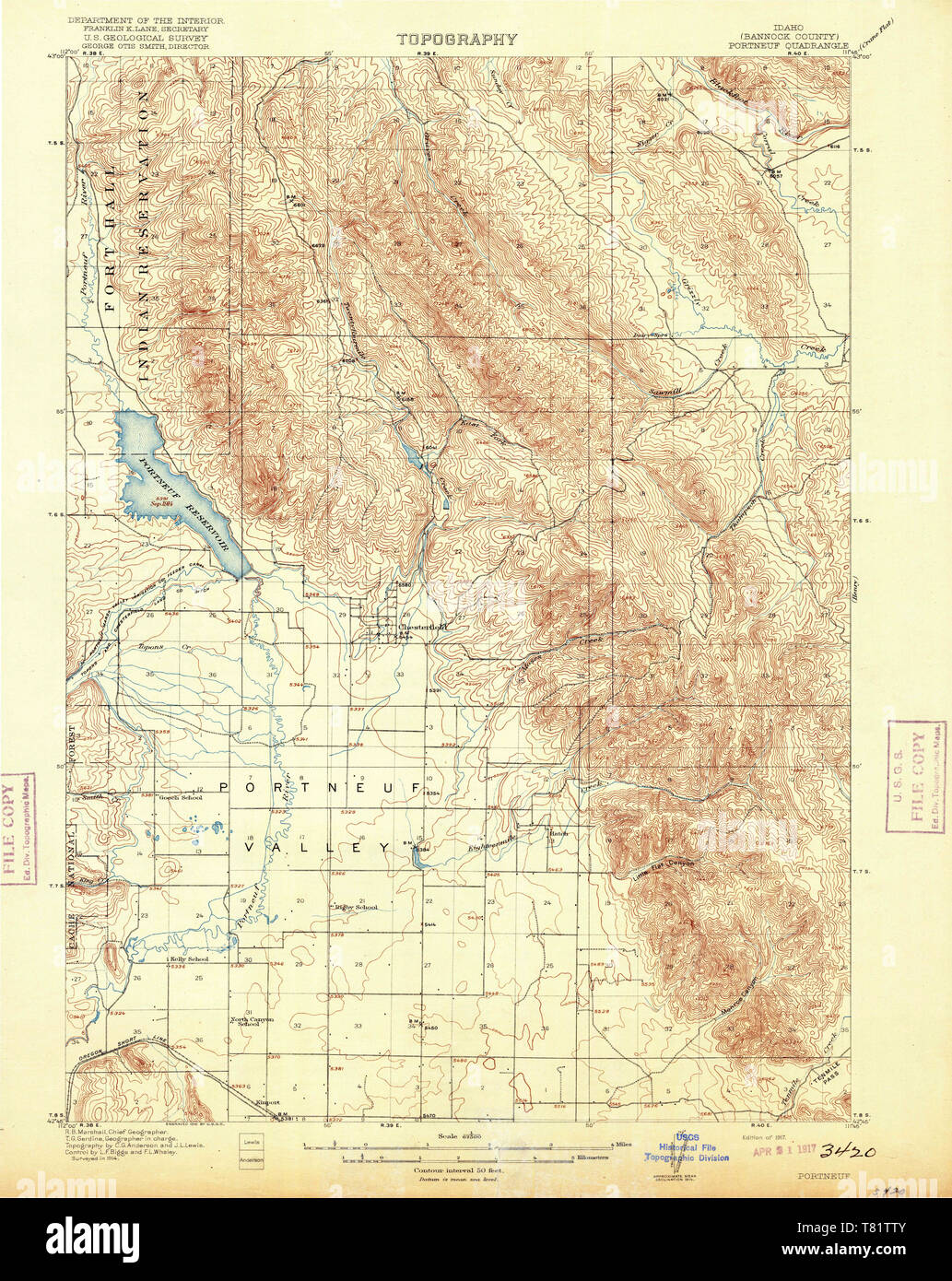 Portneuf map hires stock photography and images Alamy