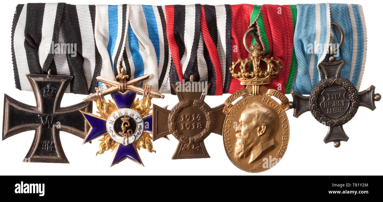 WW1 WWI German Lübeck Hansa Cross 1914 with ribbon award badge enamel medal 