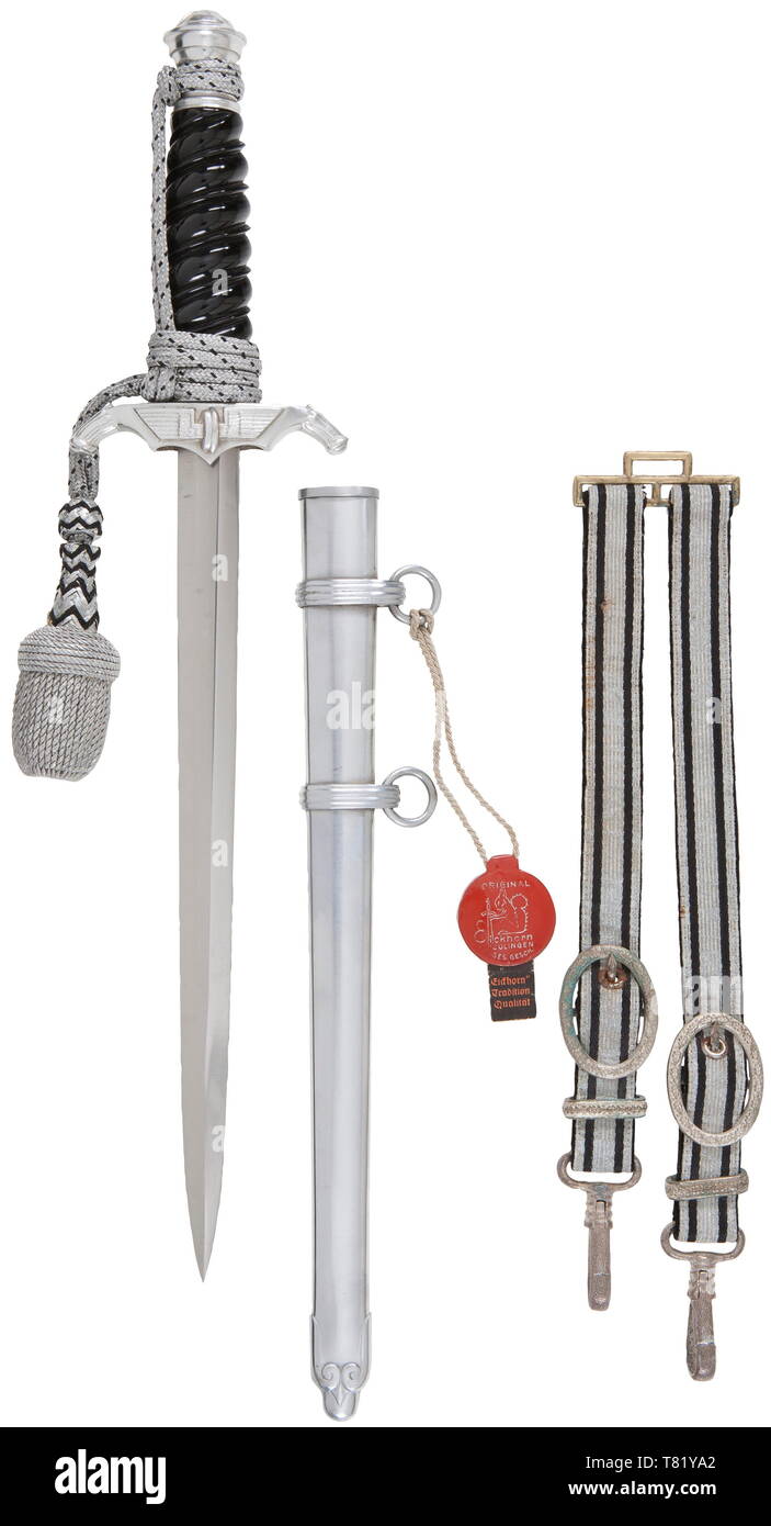 A dagger M 38 for leaders of the railway protection with hanger, sword