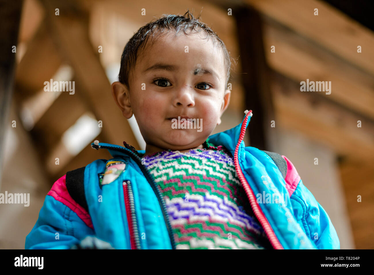 Kullu, Himachal Pradesh, India - April 01, 2019 : Portrait of Himalayan ...