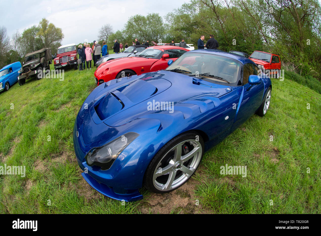TVR at the Classic Car Show at the Gate Hangs Well in Syston