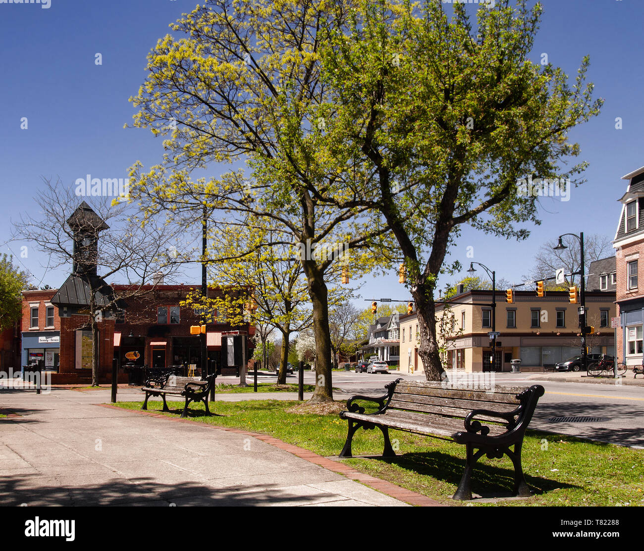 Rochester, New York, USA. May 8, 2019. The picturesque corners of