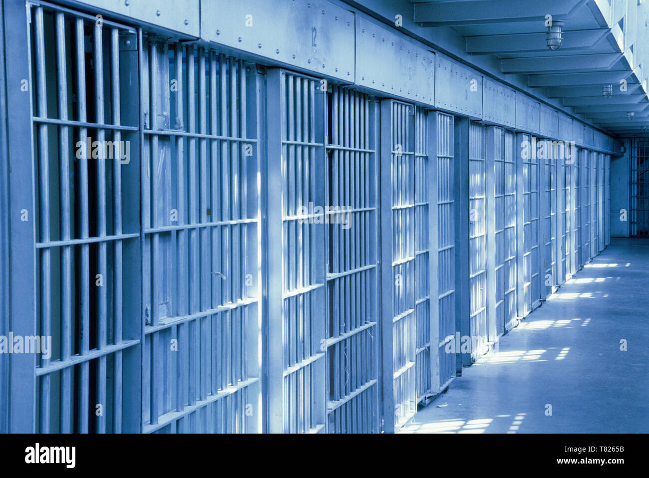 Penitentiary cell block, USA Stock Photo Alamy