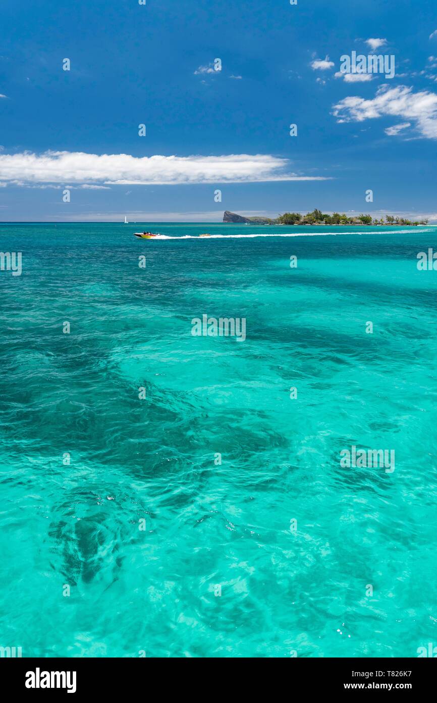 Mauritius, Riviere du Rempart, Grand Baie, the lagoon Stock Photo Alamy