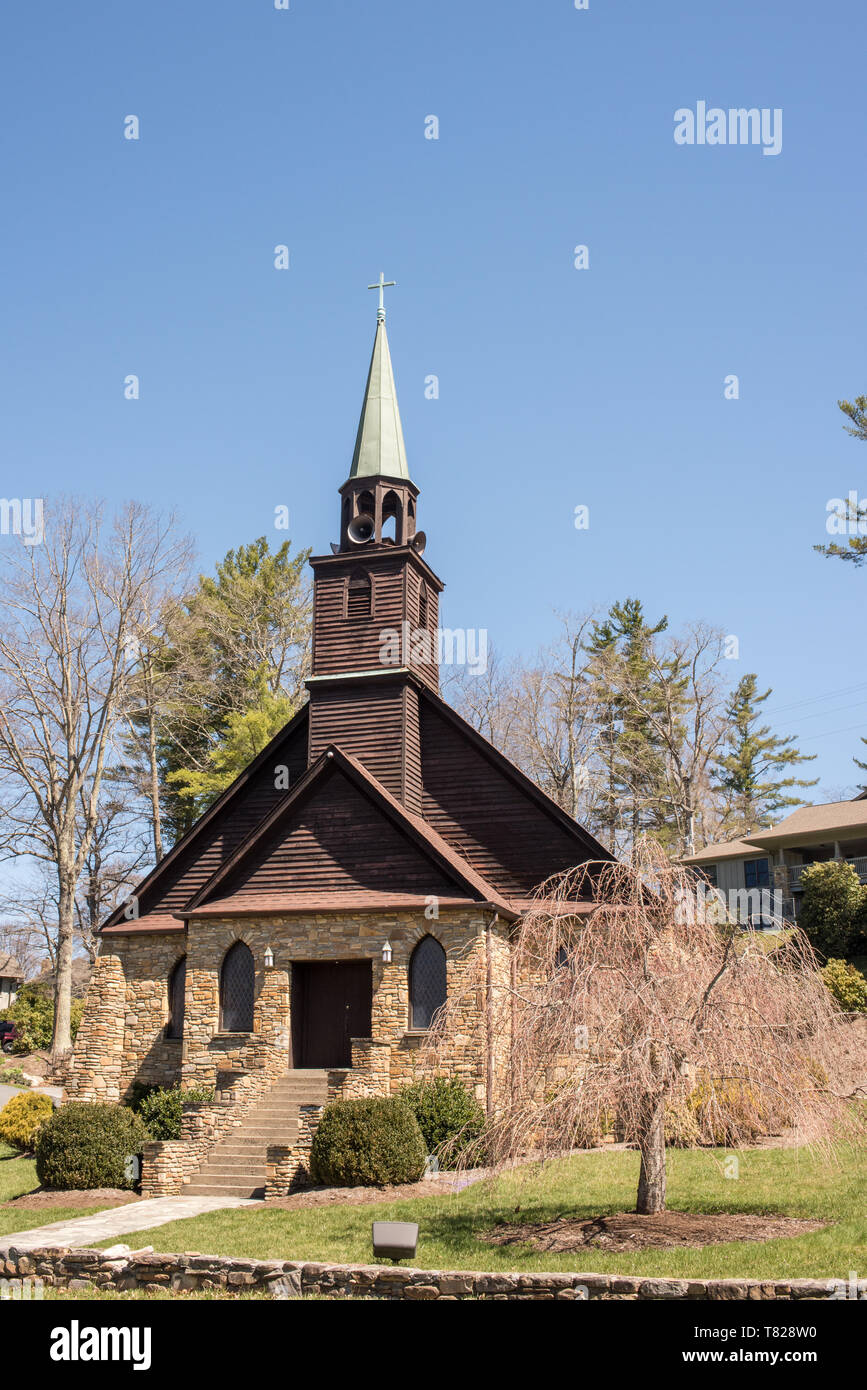 The E.H. Sloop Chapel is on the campus of the Crossnore School in