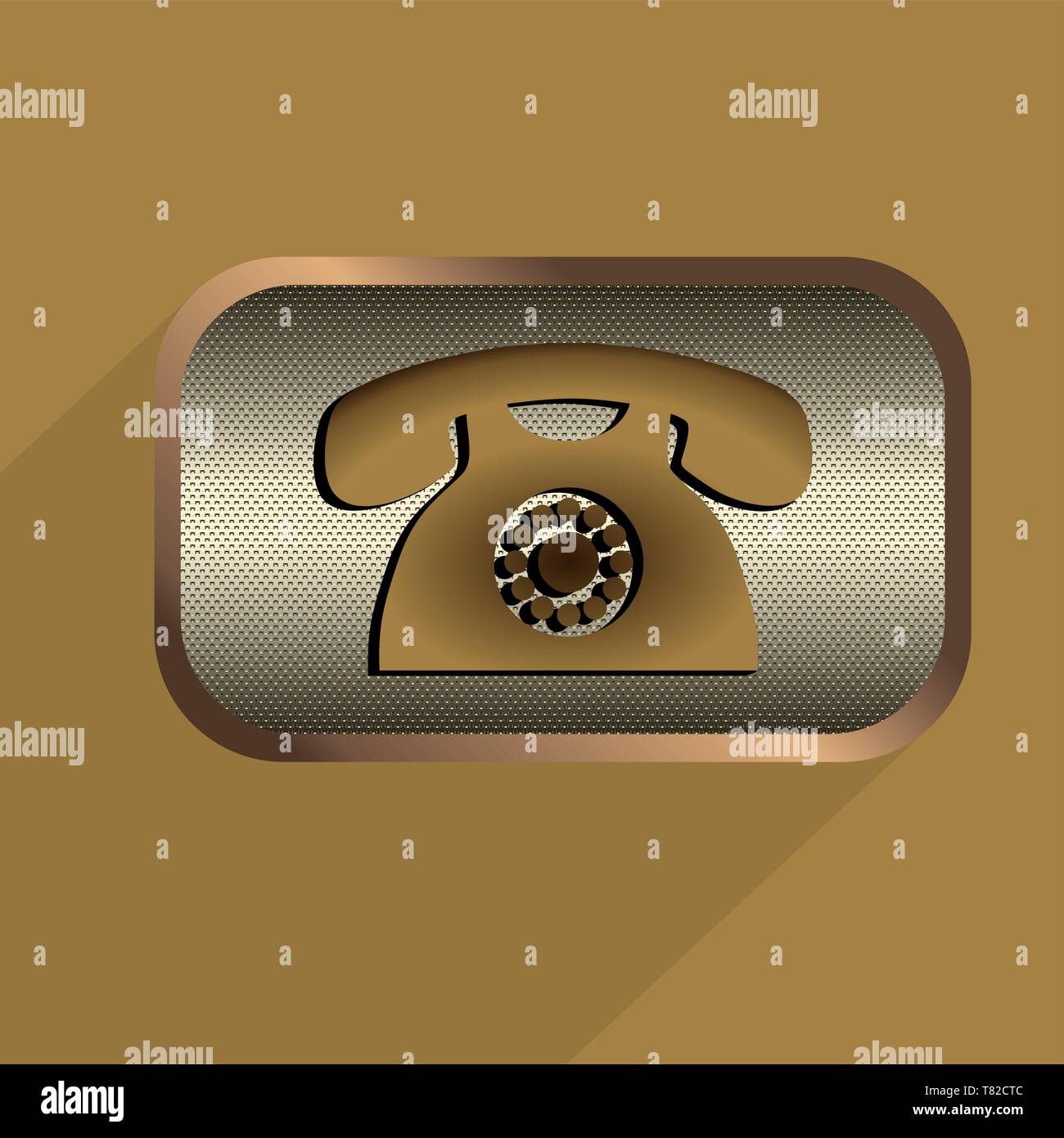 Steampunk icons metal buttons vector set Stock Vector
