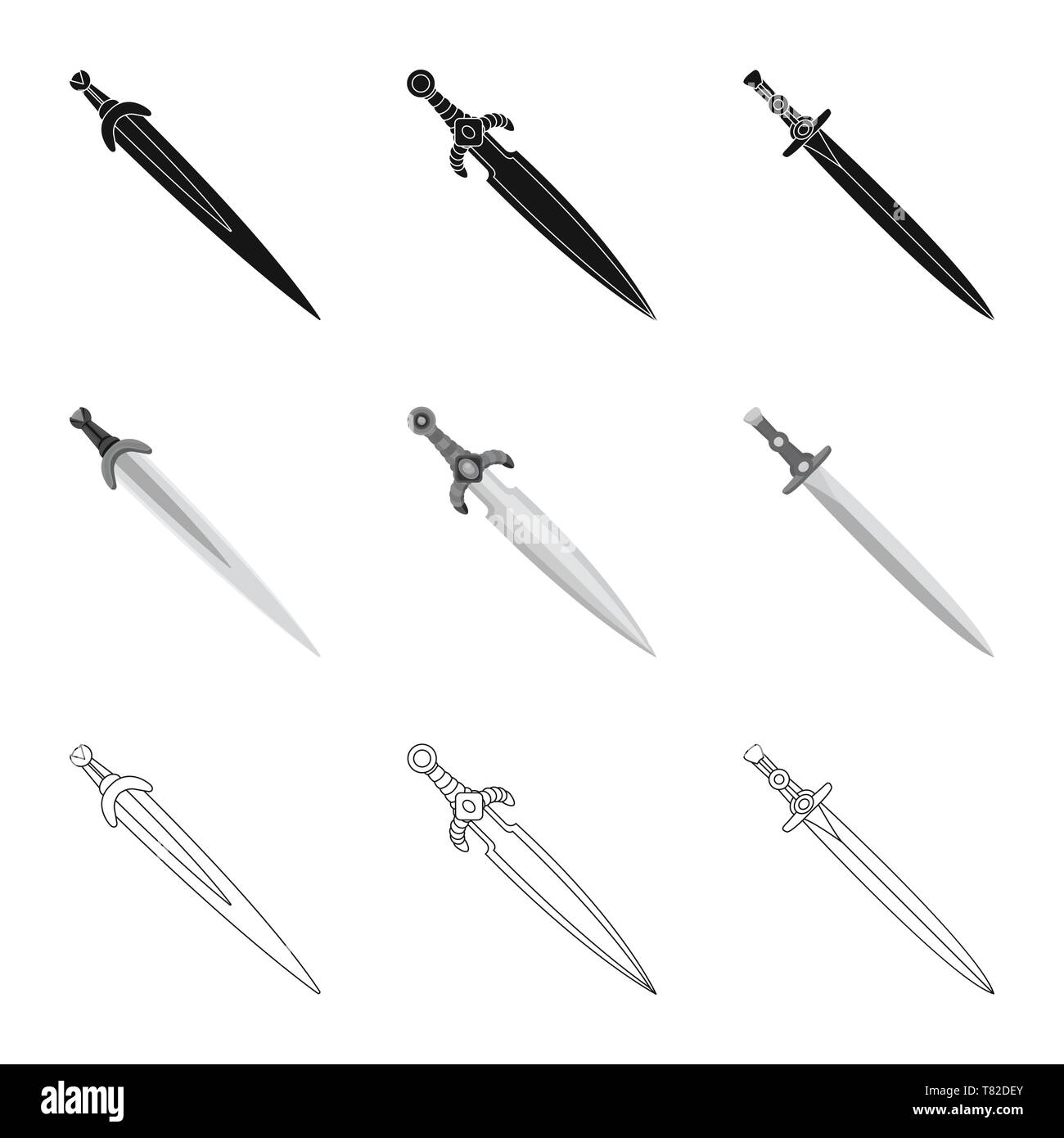 power,Spanish,longsword,handle,hilt,conqueror,decoration,steel,star,silver,gold,ornament,murder,copper,soldier,stone,warrior,ruby,military,fantasy,game,armor,sharp,blade,sword,dagger,knife,weapon,saber,medieval,set,vector,icon,illustration,isolated,collection,design,element,graphic,sign, Vector Vectors , Stock Vector