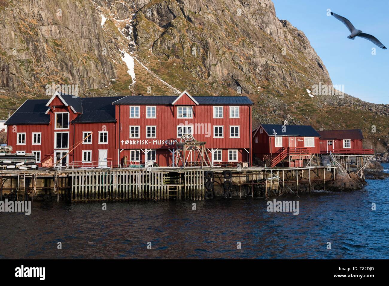 Norway, Nordland County, Lofoten Islands, Å, museum Stock Photo