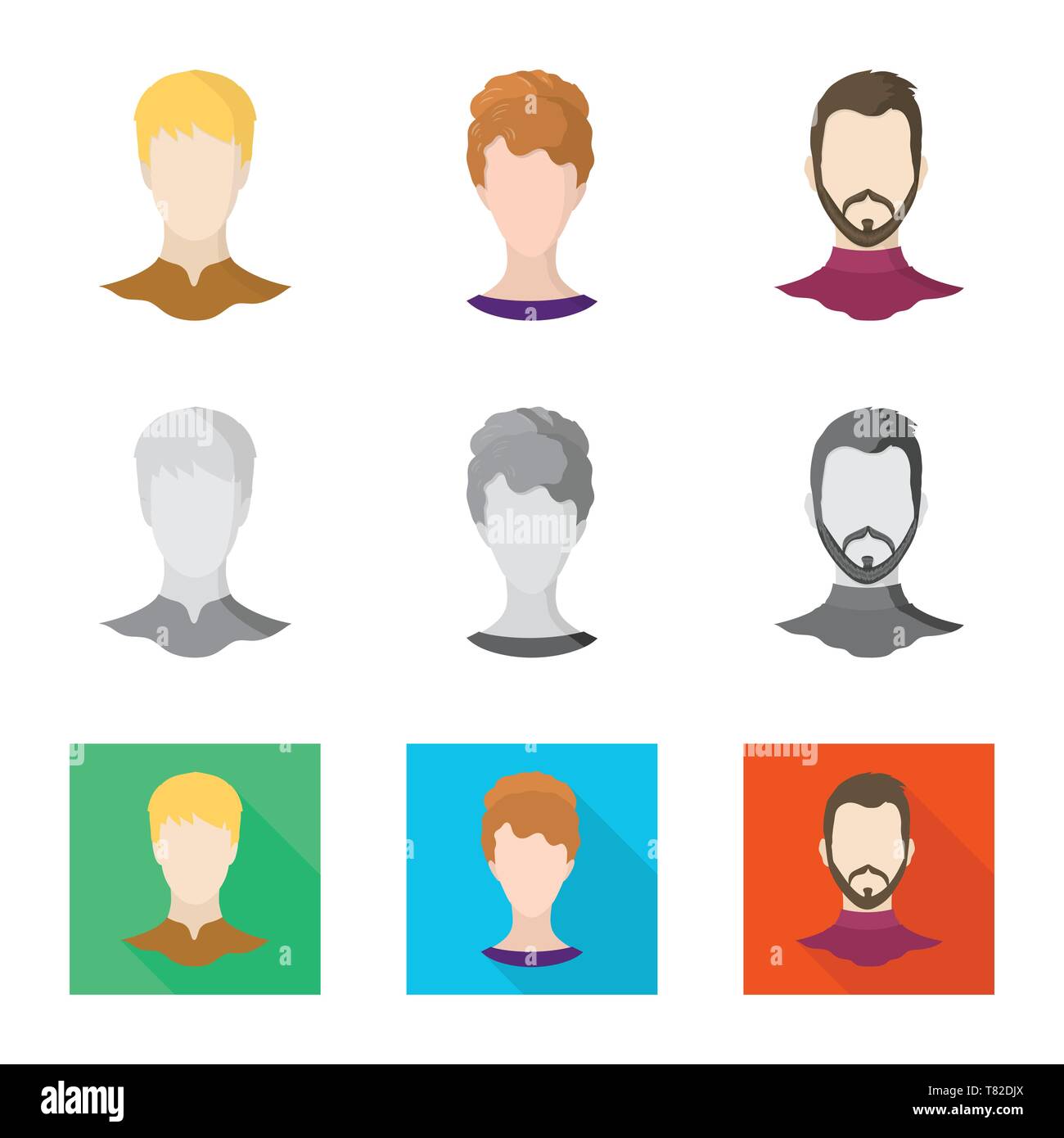 Vector illustration of professional and photo symbol. Collection of ...