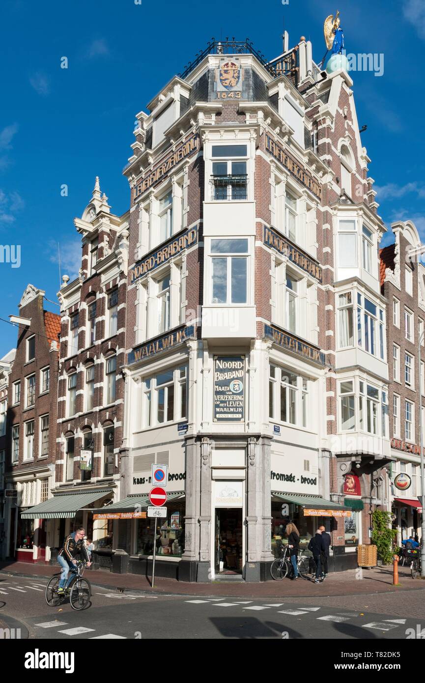 Netherlands, North Holland, Amsterdam, Centraal, Haarlemmerstraat, Kaasland Singel, Cheese Shop Stock Photo