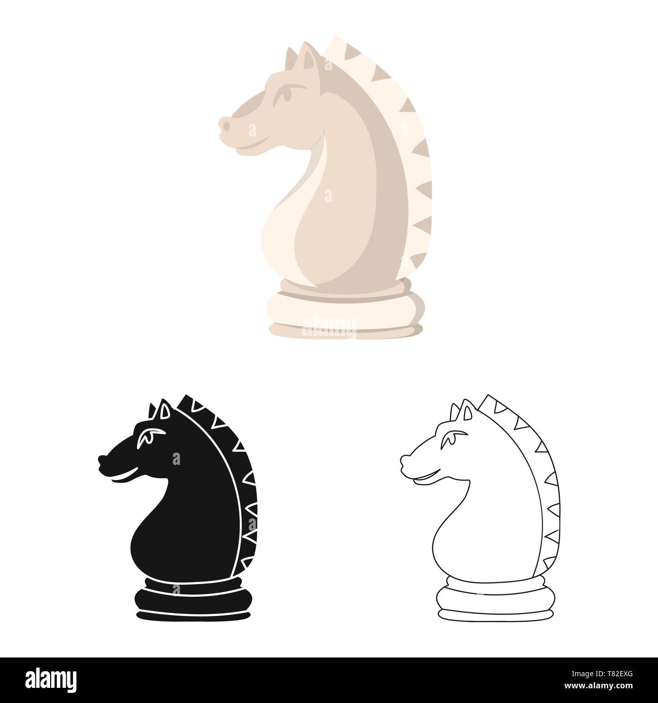 horse chess piece icon Stock Vector Image & Art - Alamy