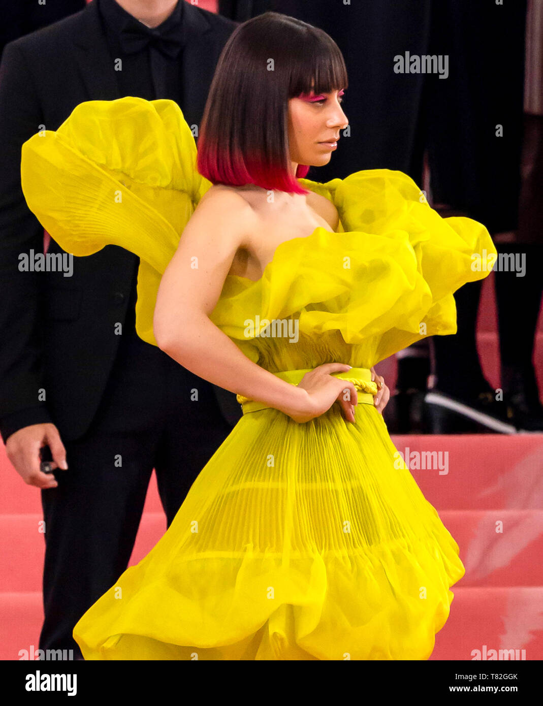 New York, NY - May 06, 2019: Charli XCX arrives for the 2019 Met Gala