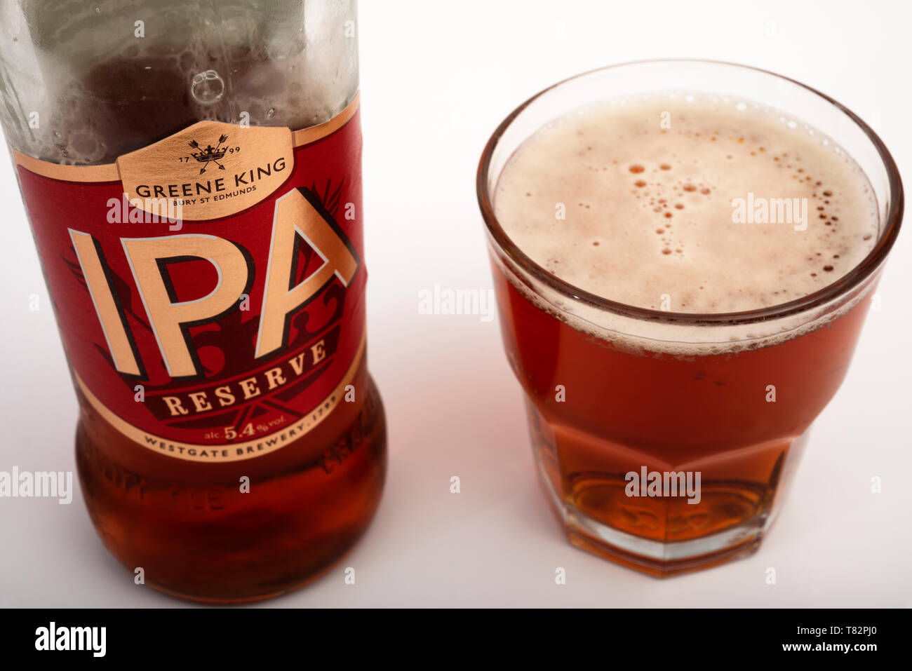 Greene King IPA Reserve beer Stock Photo