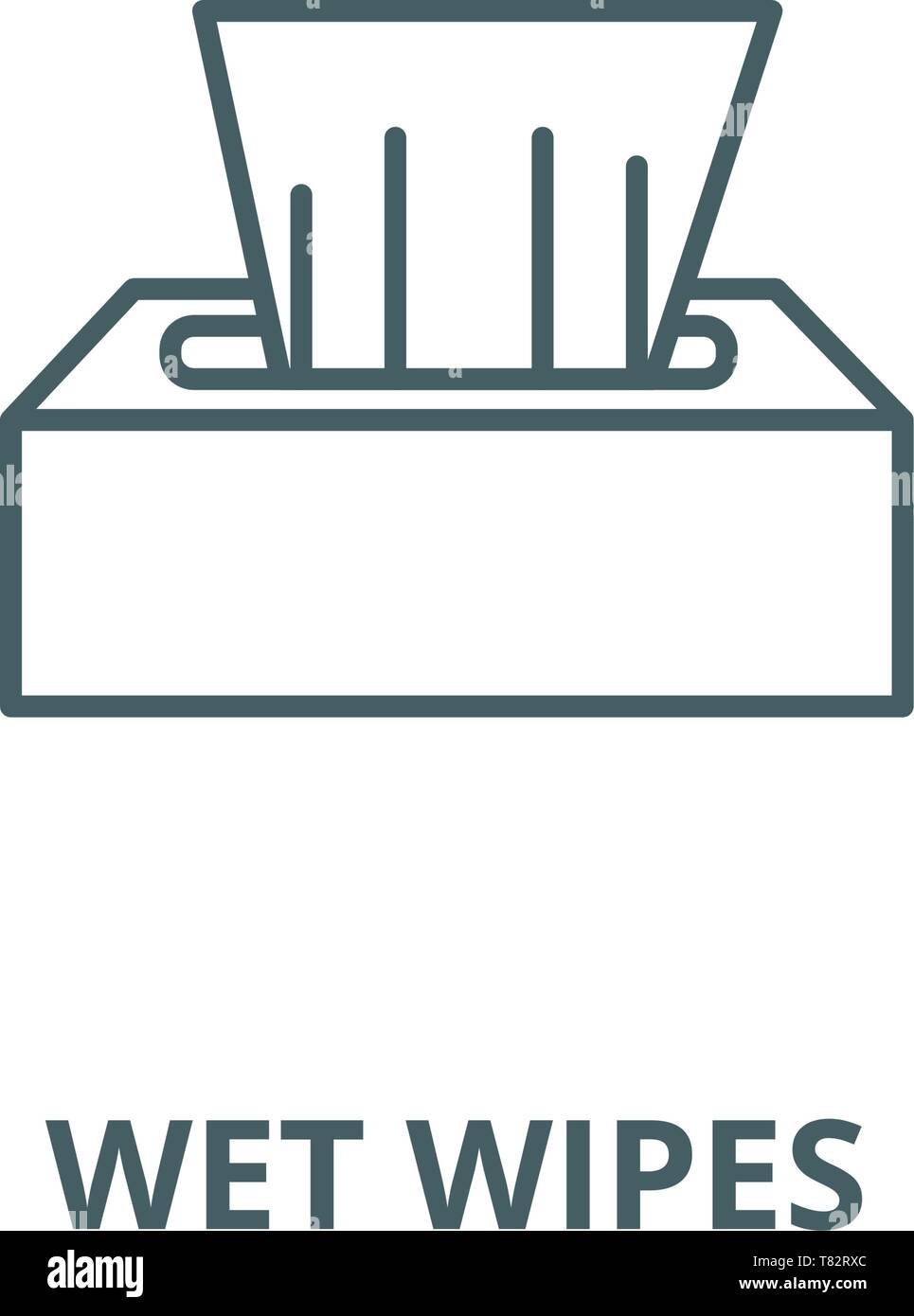 Wet wipe child Stock Vector Images Alamy