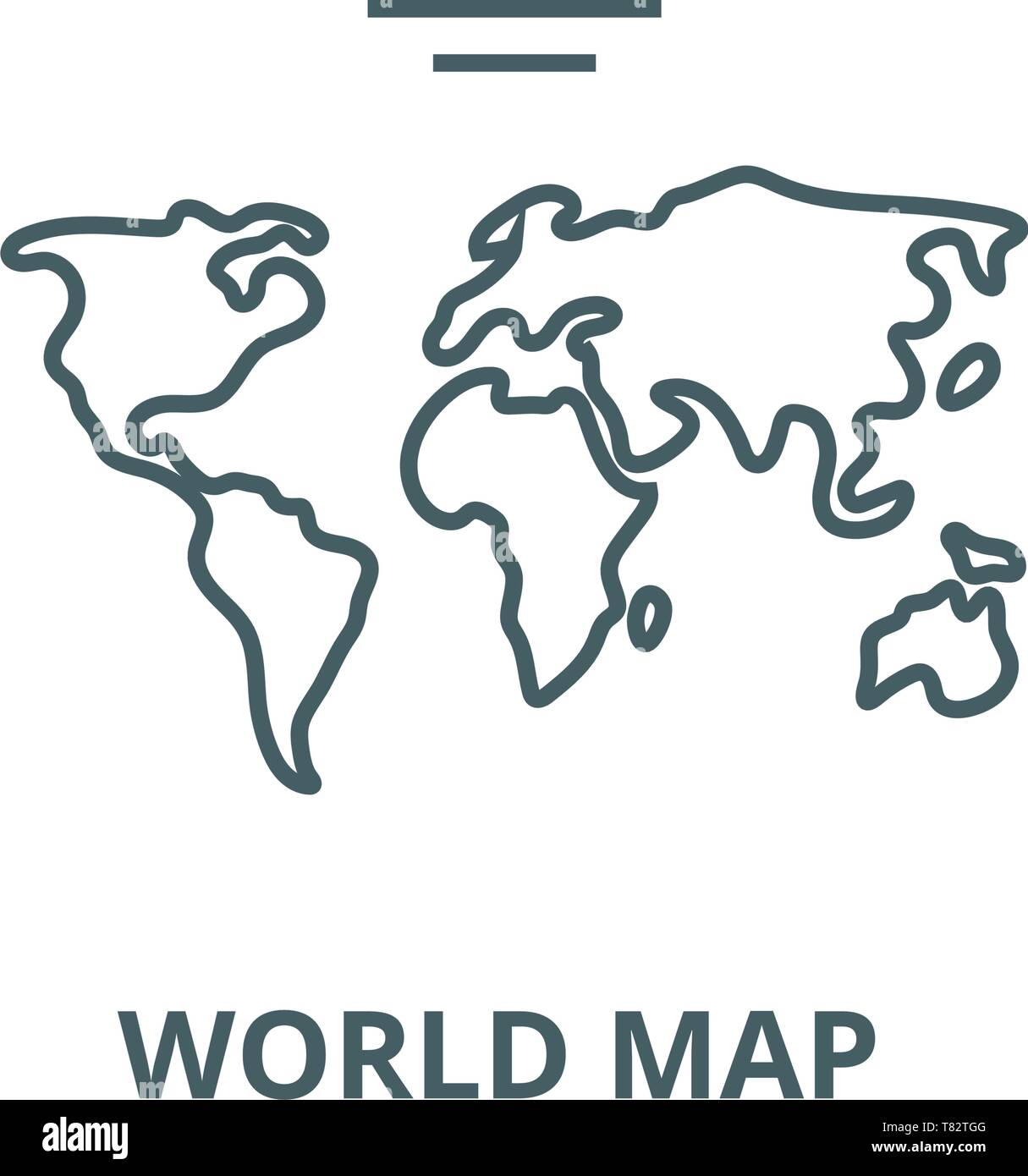 World Map Vector Line Icon Linear Concept Outline Sign Symbol Stock Vector Image Art Alamy World Map Vector Line Icon Linear Concept Outline Sign Symbol Stock Vector Image Art Alamy