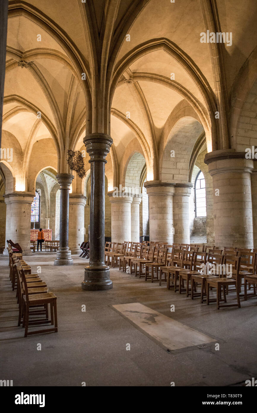 Canterbury Cathedral Eastern Crypt Stock Photo