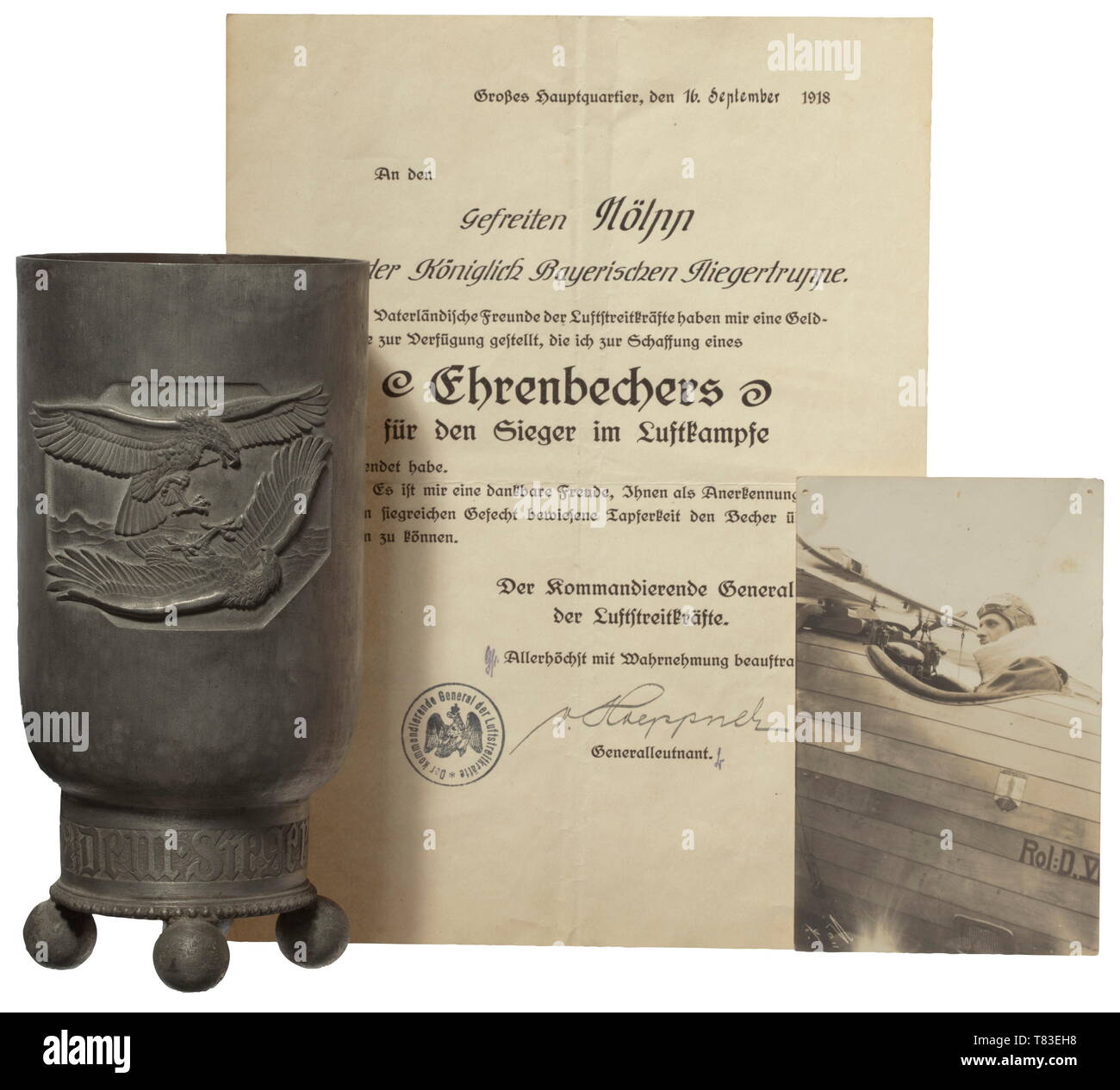 The Estate Of Karl Nolpp From The Bavarian Flying Corps