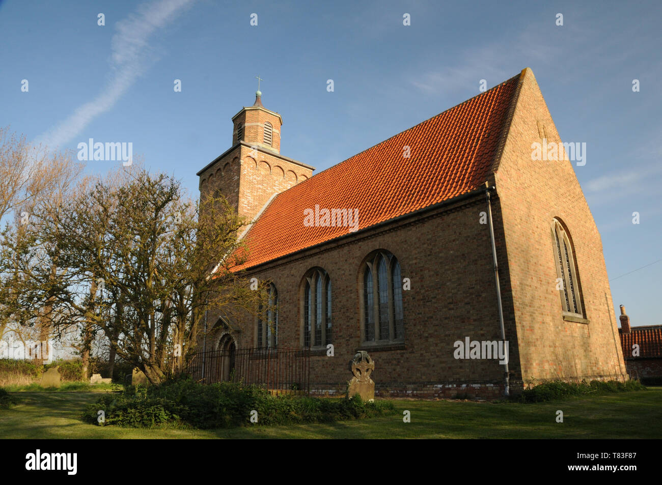 St Margaret's Church, Hilston, East Yorkshire, England Stock Photo