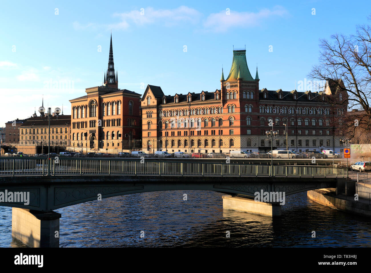 Buildings in the Riddarholmen area of Stockholm City, Sweden, Europe Stock Photo