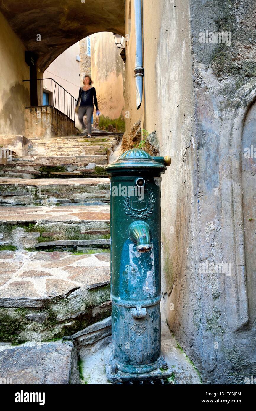 France, Var, Presqu'ile de Saint Tropez, Ramatuelle, the rue Rompi Cuou