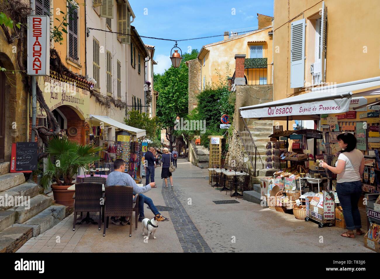 Poster Odyssey — La Rue Carnot, Bormes-les-Mimosas — A2/A3 main image 0