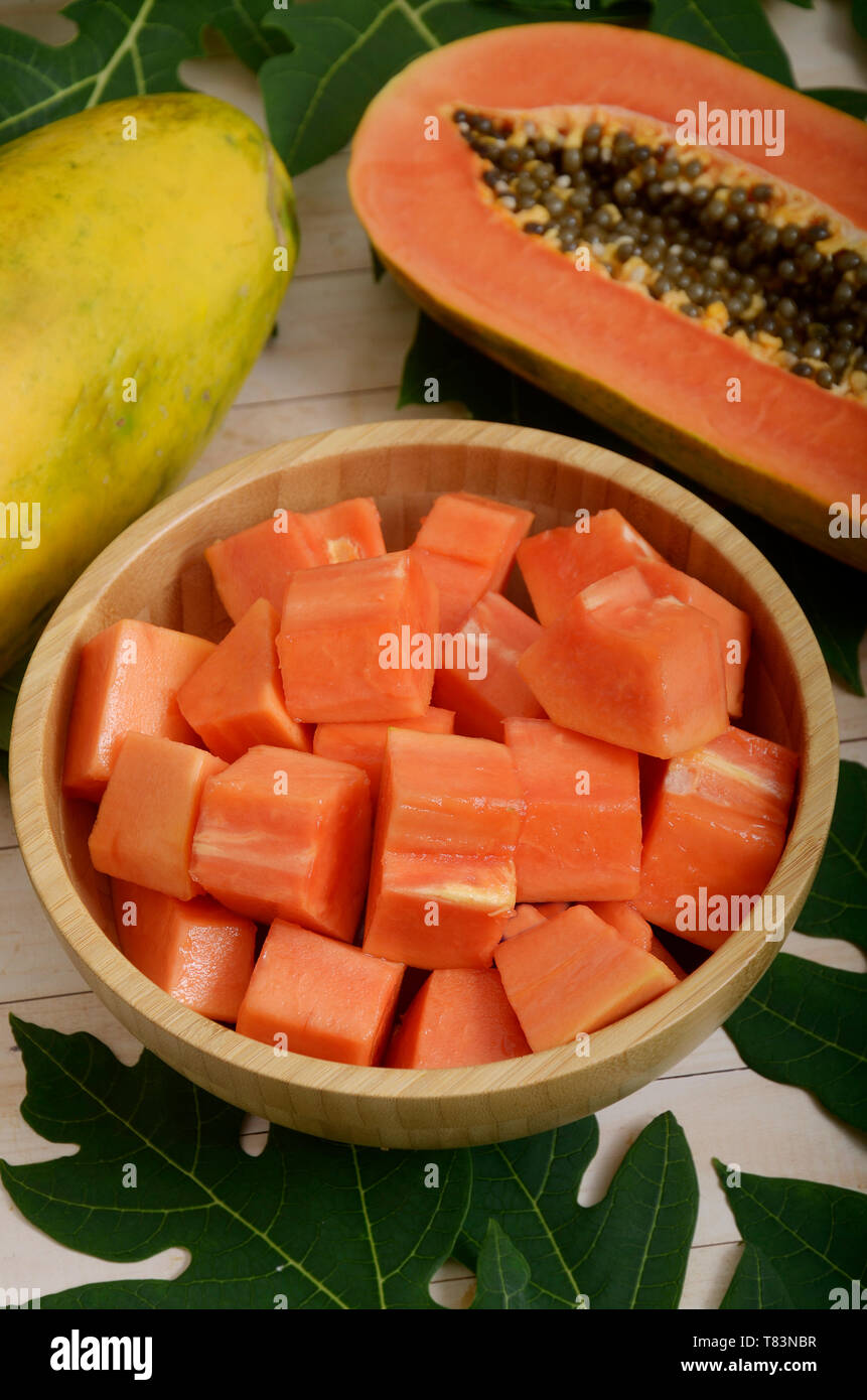 Papaya, Exotic Tropical Fruits Stock Photo Alamy