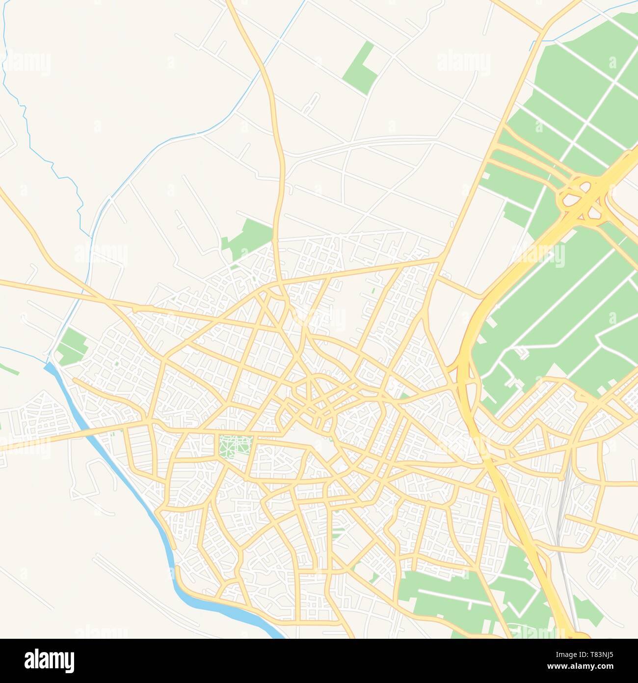 Printable map of Katerini, Greece with principal and secondary graphic relating to Printable Map of Nj identify Printable map of Katerini, Greece with key and secondary
