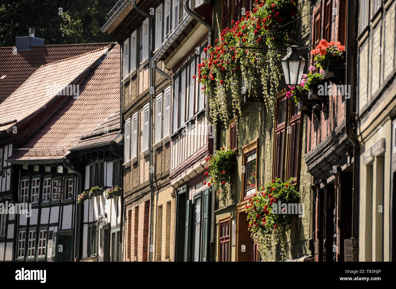 Altstadt, Blankenburg, SachsenAnhalt, Deutschland Stock Photo Alamy