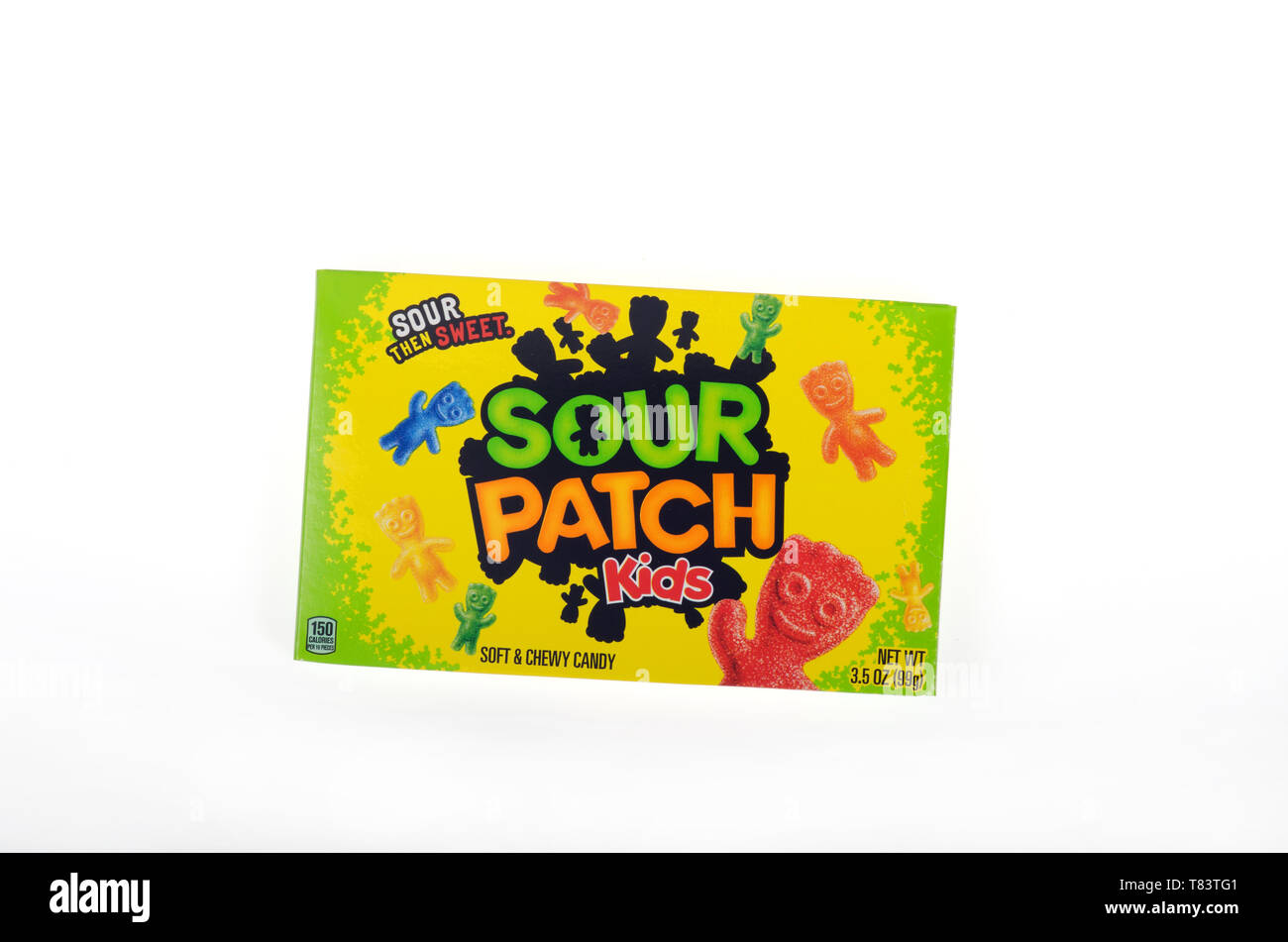 Sour Patch Kids box of candy Stock Photo