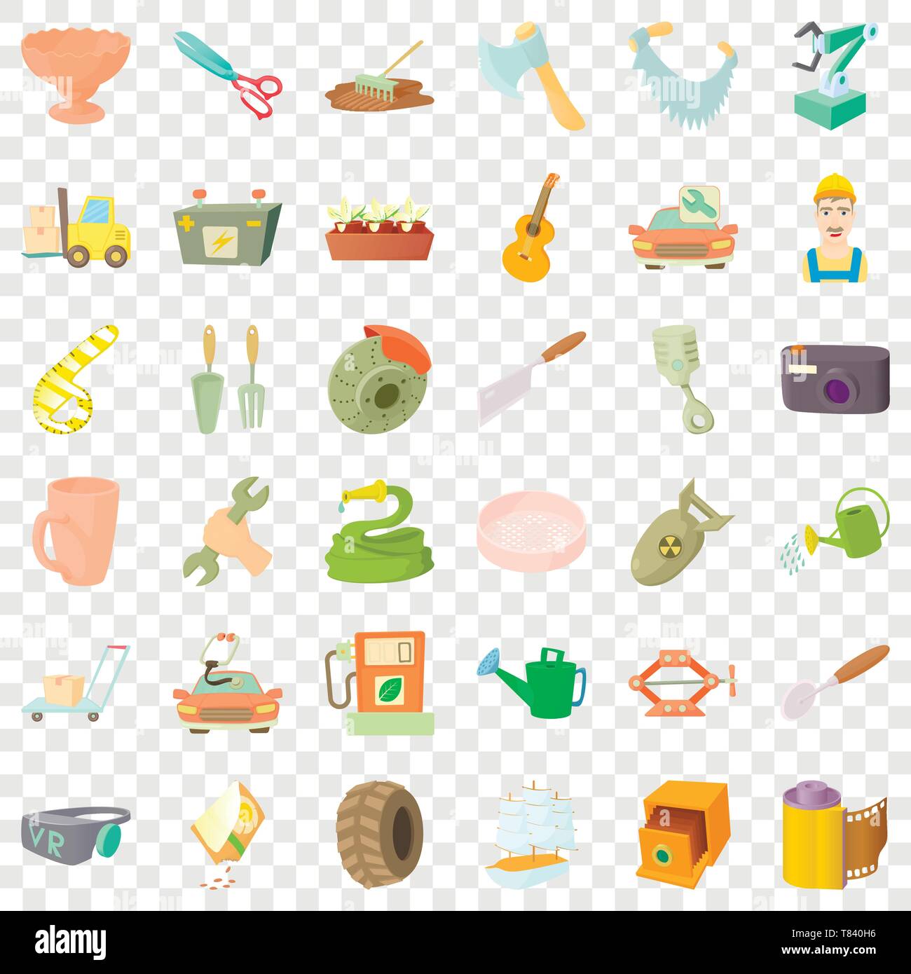 Good craft icons set, cartoon style Stock Vector Image & Art - Alamy