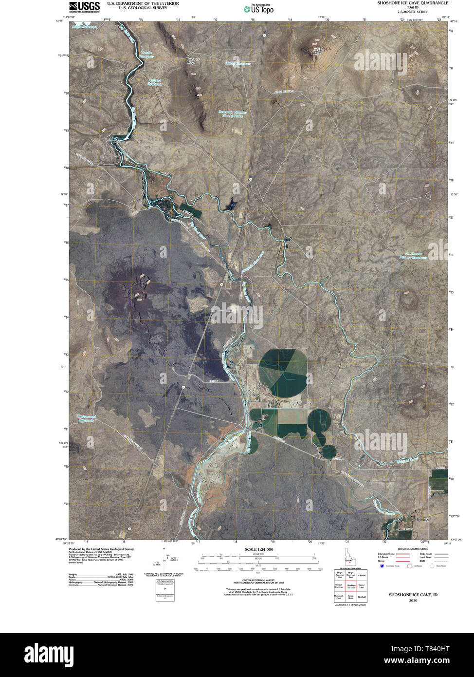 Map of shoshone Cut Out Stock Images & Pictures Alamy