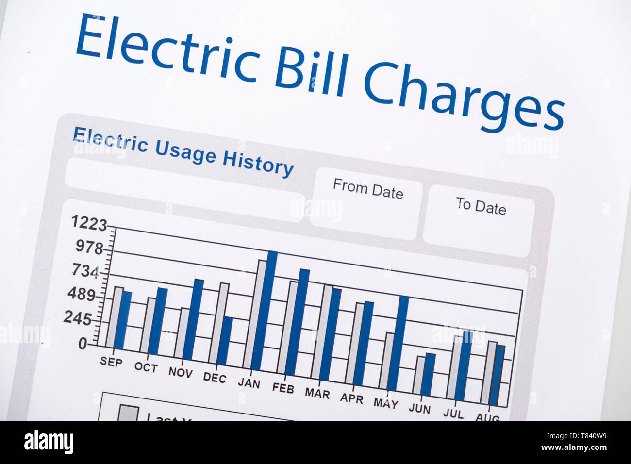 Energy Bill High Resolution Stock Photography and Images - Alamy