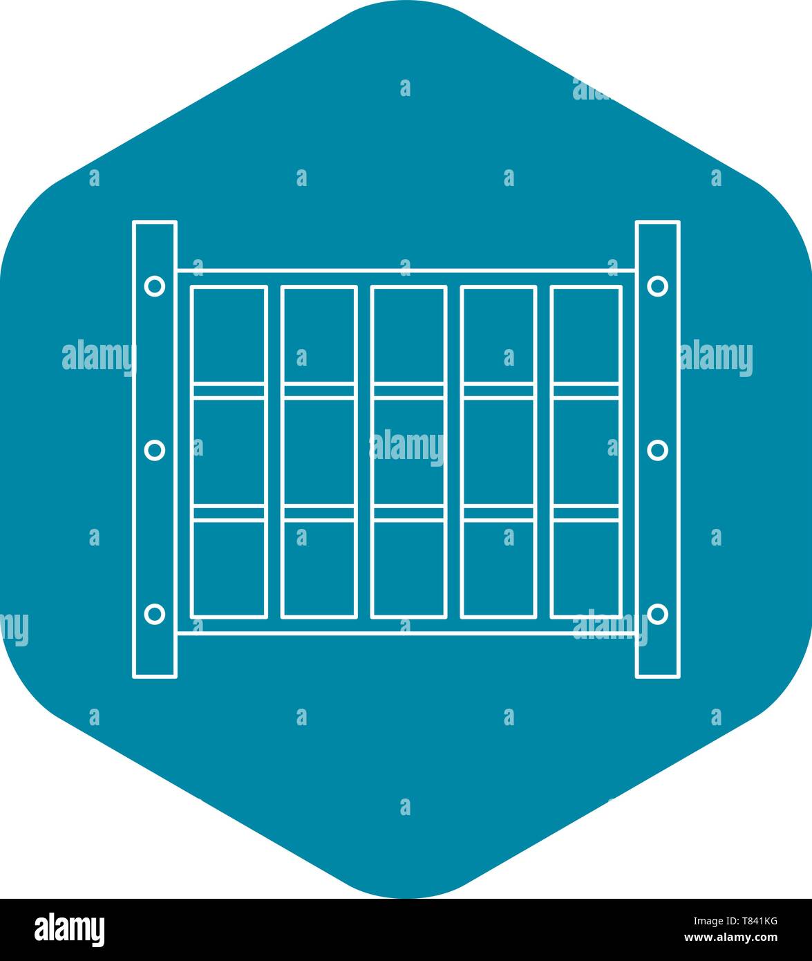 Modern front yard fence Stock Vector Images - Alamy